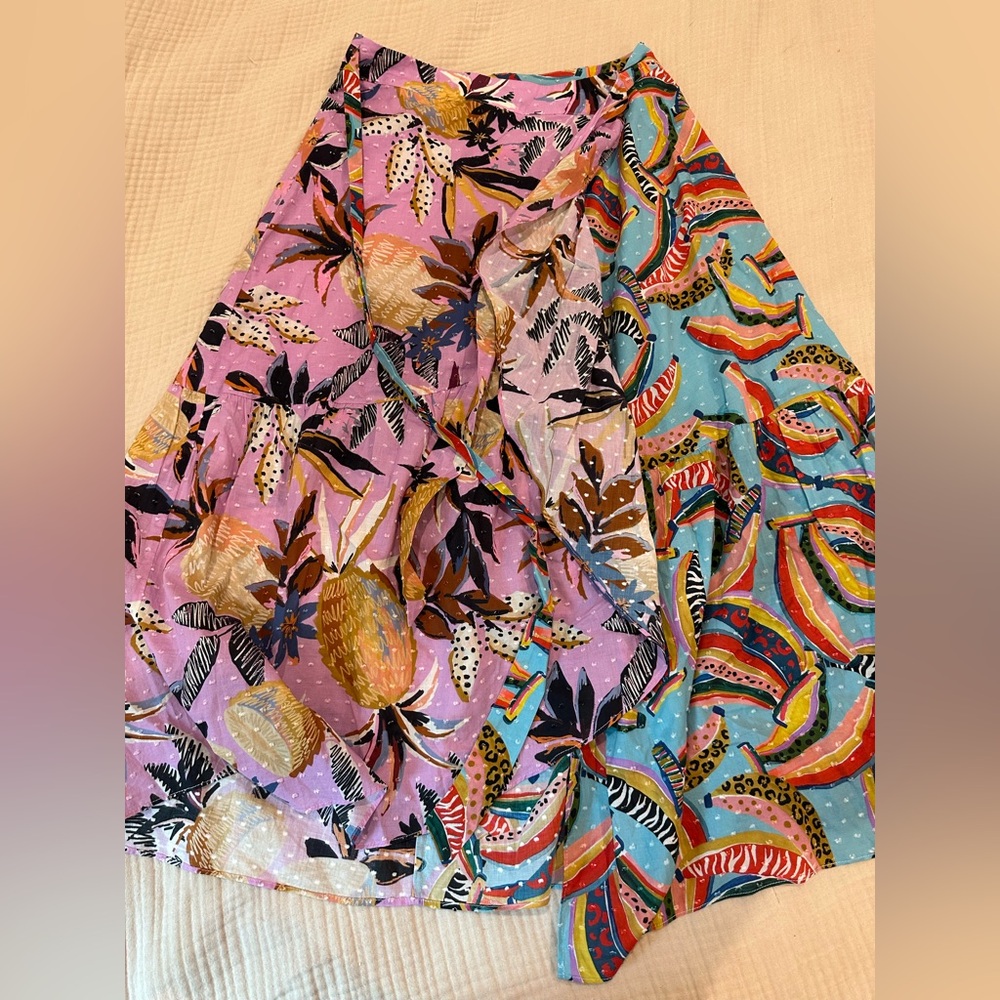 FARM Rio Colorful Wrap Skirt